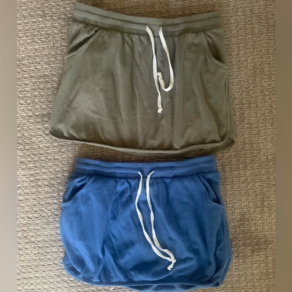 MYSTYLE | Set of 2 | Sweatshirt Style Pull On Skirts